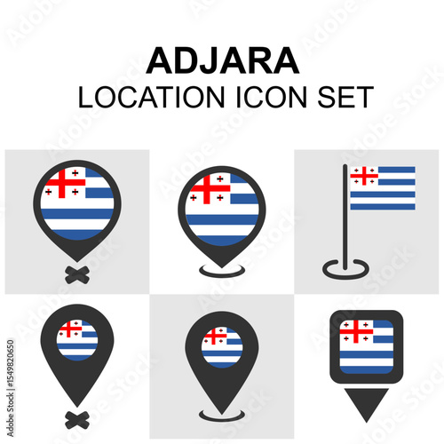 Adjara Location Icon Set