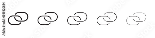 Link icon vector illustration isolated