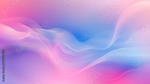 Wallpaper Mural Blue and pink blurred abstract background concept of modern color flow gradient smooth light design Torontodigital.ca