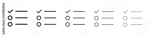 List check icon vector illustration isolated