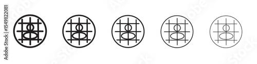 Lockup icon vector illustration isolated