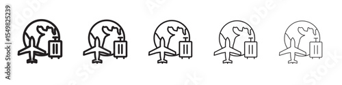 MICE tourism icon vector illustration isolated