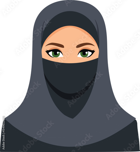 woman with a veil