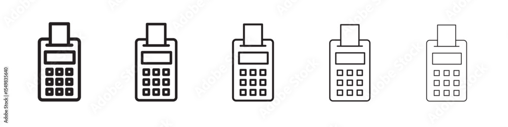 Payment terminal icon vector illustration isolated Payment terminal icon vector illustration isolated