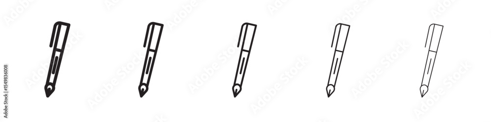 Pen icon vector illustration isolated Pen icon vector illustration isolated