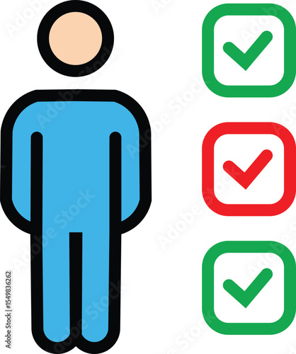 Business people line icon, Team work