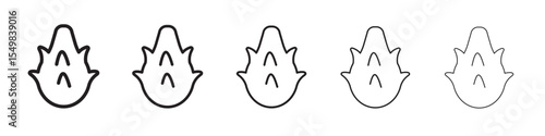 pitaya icon vector illustration isolated
