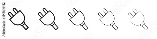 Plug icon vector illustration isolated