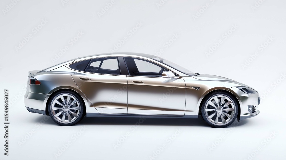 Sleek Modern Electric Sedan with Advanced Features Sleek Modern Electric Sedan with Advanced Features
