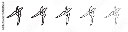 pruner icon vector illustration isolated