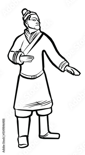 Terracotta Army Standing Archer – Qin Dynasty Tomb Figure