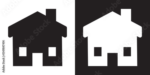 Social welfare black and white icon. vector illustration. EPS 10/AI