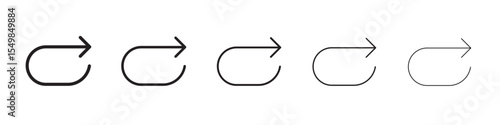 Repeat icon vector illustration isolated