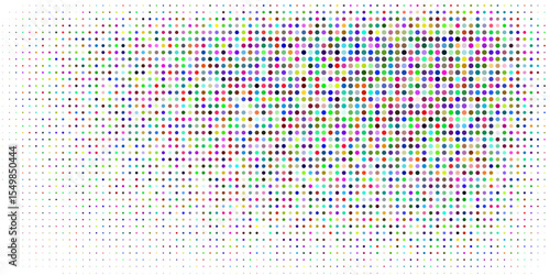 Dot grid background with a gradient effect, combining retro comic style and digital design. Perfect for graphic projects needing a vintage or modern touch. Vector