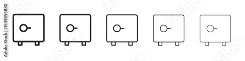 Safebox icon vector illustration isolated