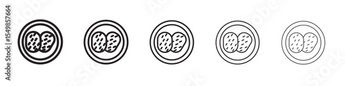 shaobing icon vector illustration isolated