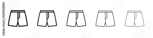 shorts icon vector illustration isolated