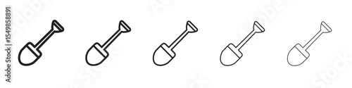 Shovel icon vector illustration isolated