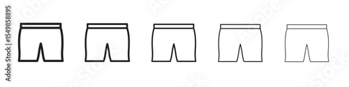 Shorts icon vector illustration isolated