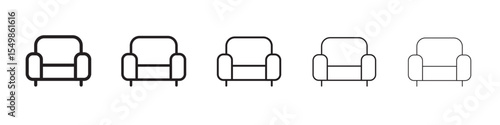 Sofa icon vector illustration isolated