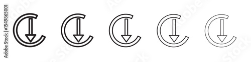 submit progress icon vector illustration isolated