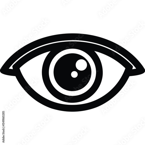 optometrist element isolated corrective lens on white background