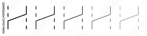Switch track icon vector illustration isolated