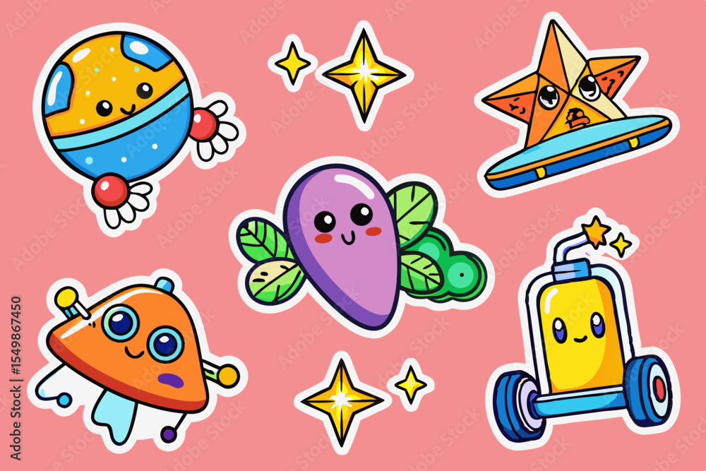 Groovy Retro Rave & Y2K Sticker Pack – Psychedelic Fonts, Futuristic Vibes & Trippy Characters Groovy Retro Rave & Y2K Sticker Pack – Psychedelic Fonts, Futuristic Vibes & Trippy Characters