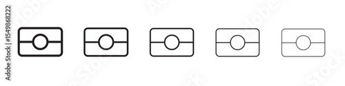 Television icon vector illustration isolated