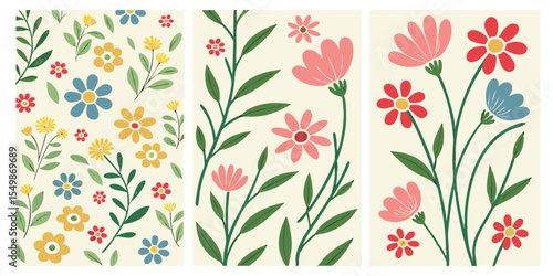 Seamless pattern with one line leaves. Vector floral background in trendy minimalistic linear style.contour, doodle, elegant, graphic, minimal, monochrome, print, textile, trendy, botanical, exotic,