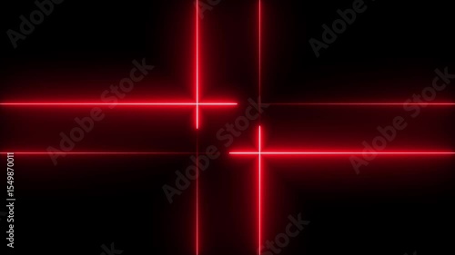 red neon lights digital animation,Rectangular Fire effect Animation. Fire Flame Gradually Appearing in A rectangle Frame.  Glowing neon line light Black Background .