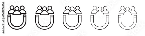 User Engagement icon vector illustration isolated