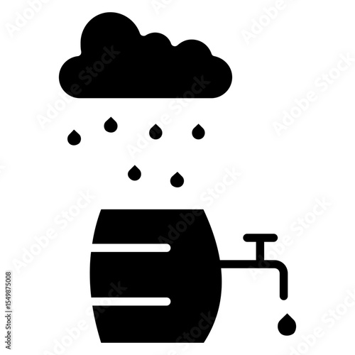 Rainwater Harvesting Icon