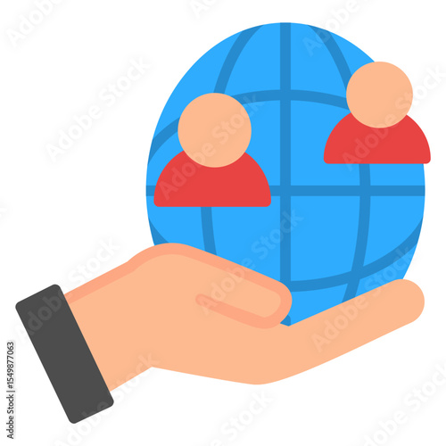 Earth and People Icon