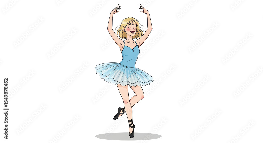 Isolated Ballerina Isolated Ballerina
