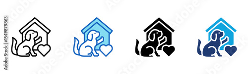 Foster Care icon Multi Style Vector Illustration