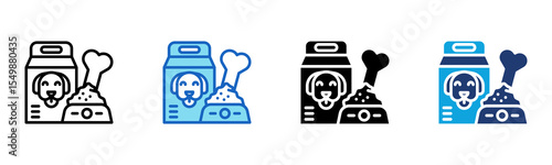 Pet Supplies icon Multi Style Vector Illustration