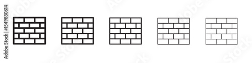 Wall icon vector illustration isolated