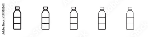 Water bottle icon vector illustration isolated