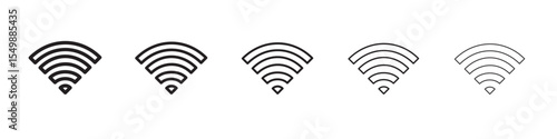 wifi icon vector illustration isolated