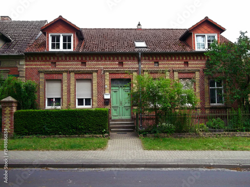 Backsteingebäude einer Kleinstadt