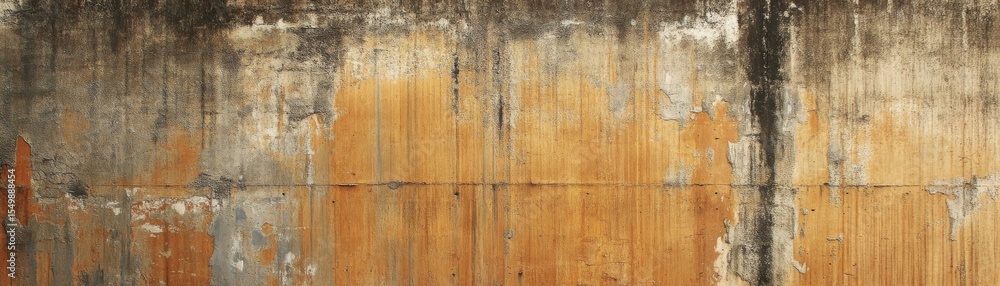 Obraz premium Weathered Concrete Wall Texture Abstract Brown and Gray Grunge Background, Concrete,Grunge