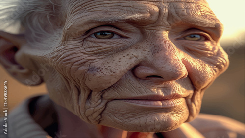 Aged Skin with Character