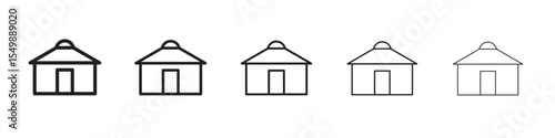 Yurt Icon vector illustration isolated