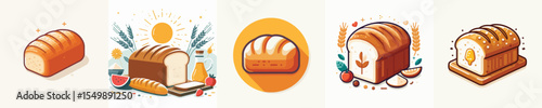 vector of a bread