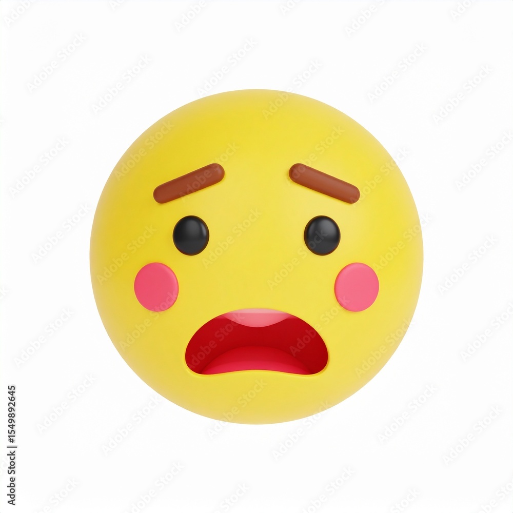 Obraz premium Emoticon sad smiley face
