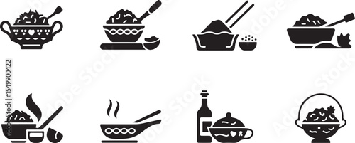 Biryani Plate, Food Silhouette