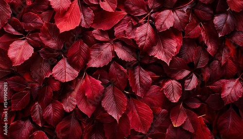autumn background of leaves dark red texture