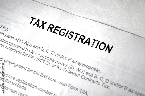 tax form in the form of a book