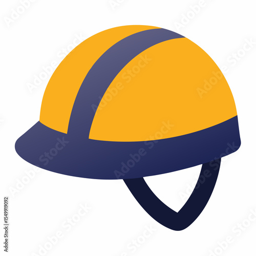 construction helmet vector illustration